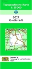 Topographische Karte Bayern Grettstadt