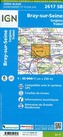 IGN Karte, Serie Bleue Bray-sur-Seine