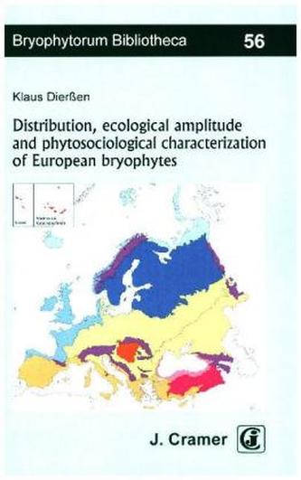 Distribution, ecological amplitude and phytosociological characterization of European bryophytes