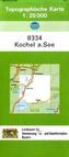 Topographische Karte Bayern Kochel a. See