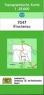 Topographische Karte Bayern Finsterau
