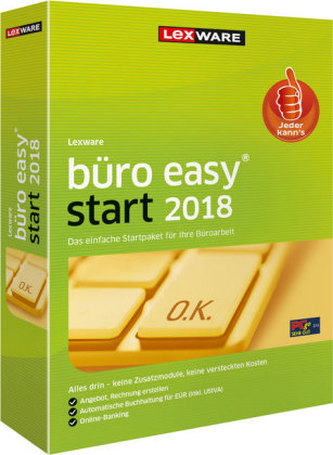 Lexware büro easy start 2018, 1 DVD-ROM