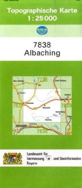 Topographische Karte Bayern Albaching