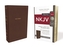 NKJV, Reference Bible, Compact Large Print, Leathersoft, Brown, Red Letter Edition, Comfort Print
