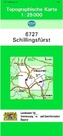 Topographische Karte Bayern Schillingsfürst