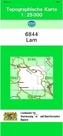 Topographische Karte Bayern Lam