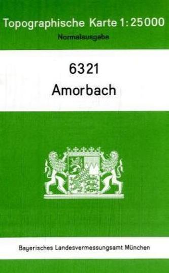 Topographische Karte Bayern Amorbach
