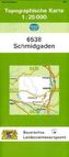 Topographische Karte Bayern Schmidgaden