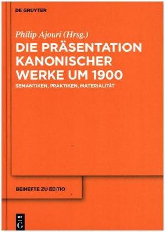 Die Präsentation kanonischer Werke um 1900