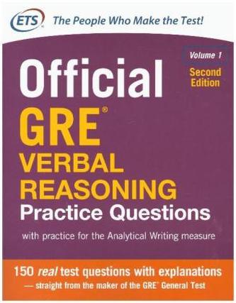 Official GRE Verbal Reasoning Practice Questions. Vol.1