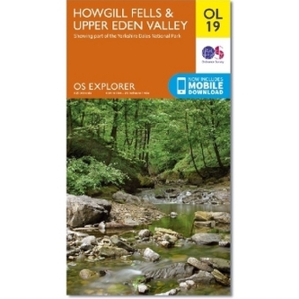 Ordnance Survey Active Map Howgill Fells & Upper Eden Valley