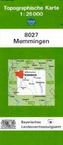 Topographische Karte Bayern Memmingen
