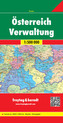 Freytag & Berndt Poster Österreich, Verwaltung, gefalzt. Austria, Administration