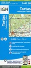 IGN Karte, Serie Bleue Tartas Pontonx