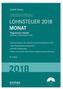 Lohnsteuer 2018 Monat, Allgemeine Tabelle, m. CD-ROM