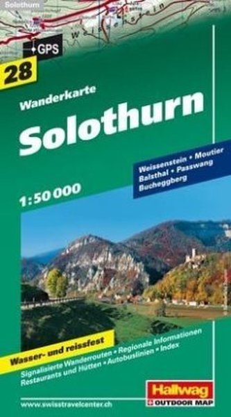 Hallwag Outdoor Map Solothurn