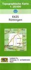 Topographische Karte Bayern Röttingen