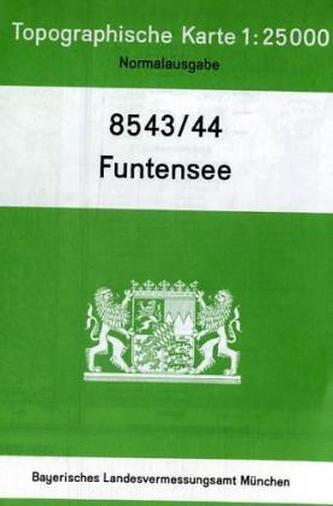 Topographische Karte Bayern Funtensee