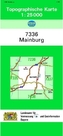 Topographische Karte Bayern Mainburg