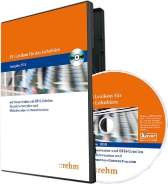 PC-Lexikon für das Lohnbüro Ausgabe 2018 mit Steuertexten und BFH-Urteilen, Einzelplatzversion und Mehrbenutzer-/Intranetversion