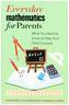 Everyday Mathematics for Parents