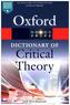 A Dictionary of Critical Theory