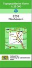 Topographische Karte Bayern Neubeuern