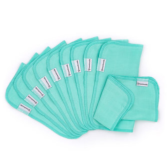 Bamboolik Látkový ubrousek z biobavlny Modrý