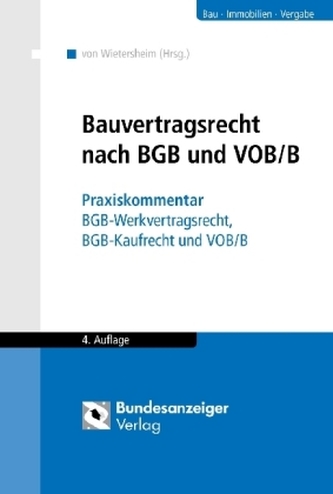 Bauvertragsrecht nach BGB und VOB/B, Kommentar