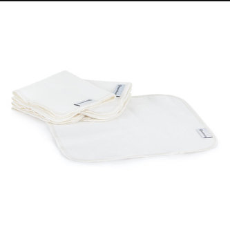 Bamboolik Látkový ubrousek z biobavlny Bílý