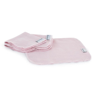 Bamboolik Látkový ubrousek z biobavlny Růžový