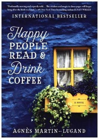 Happy People Read and Drink Coffee