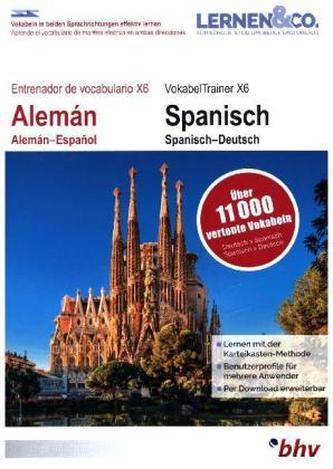 VokabelTrainer X6 Spanisch, 1 DVD-ROM