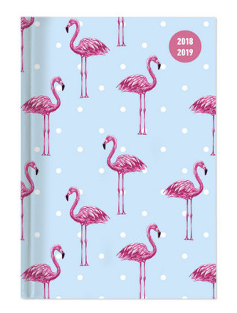 Collegetimer A6 Woche Flamingo 2018/2019