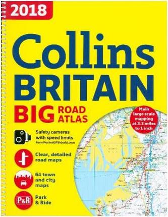 Collins Big Road Atlas Britain 2018
