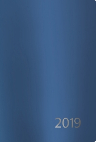 Agenda Metallic blau L 2019