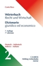 Wörterbuch Recht & Wirtschaft, Deutsch-Italienisch. Tl.2
