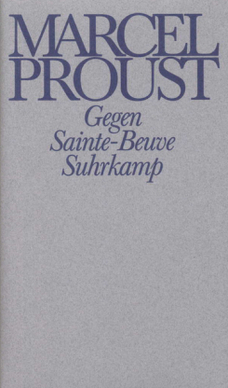 Gegen Sainte-Beuve