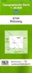 Topographische Karte Bayern Rittsteig