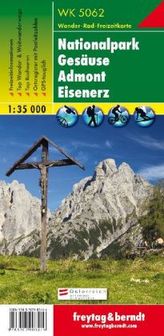 Freytag & Berndt Wander-, Rad- und Freizeitkarte Nationalpark Gesäuse, Admont, Eisenerz