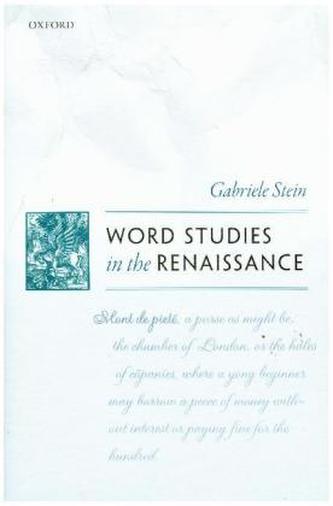 Word Studies in the Renaissance