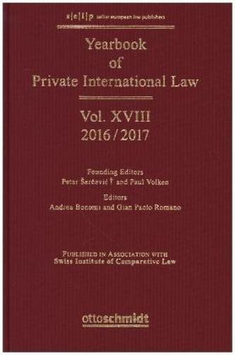 Yearbook of Private International Law Vol. XVIII - 2016/2017