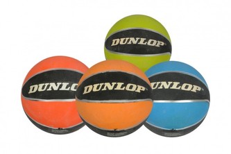 Míč basketbalový Dunlop nafouklý 31cm 4 barvy vel. 7 v sáčku Míč basketbalový Dunlop nafouklý 31cm 4 barvy vel. 7 v sáčku