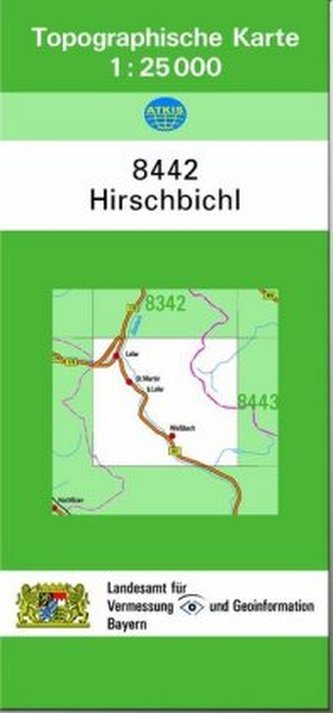 Topographische Karte Bayern Hirschbichl