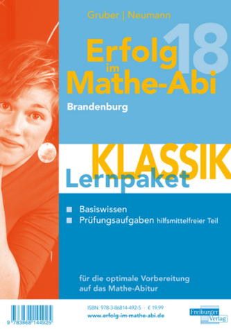 Erfolg im Mathe-Abi 2018 Lernpaket 'Klassik' Brandenburg