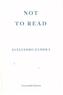 Not to Read