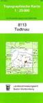 Topographische Karte Baden-Württemberg Todtnau