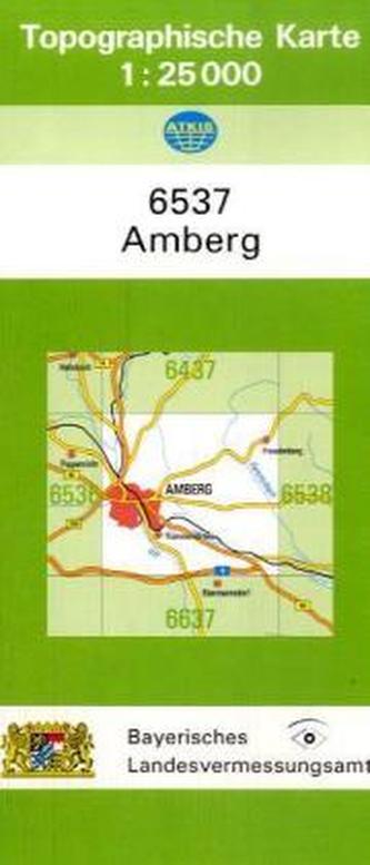 Topographische Karte Bayern Amberg