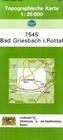 Topographische Karte Bayern Bad Griesbach i. Rottal