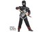 Kostým na karneval Stříbrný ninja, 120-130cm